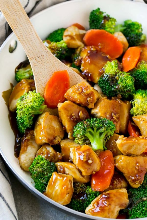 Honey Garlic Rotisserie Chicken Stir Fry