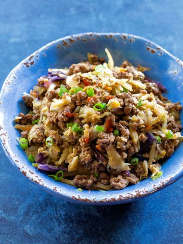 Keto Egg Roll in a Bowl