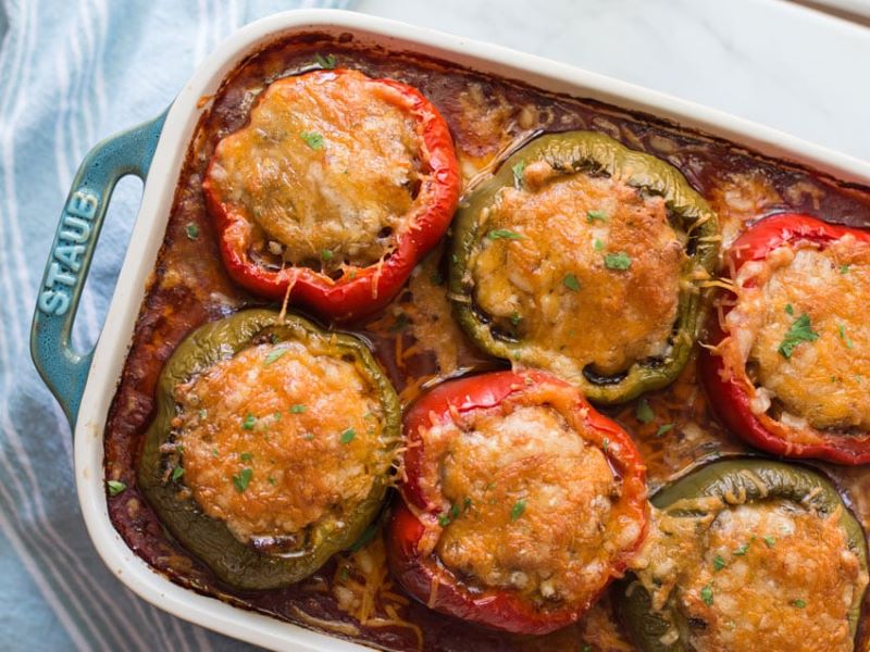 Keto Stuffed Bell Peppers