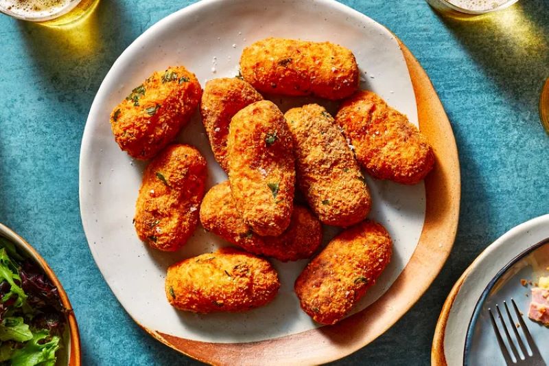 Potato Croquettes with Ham