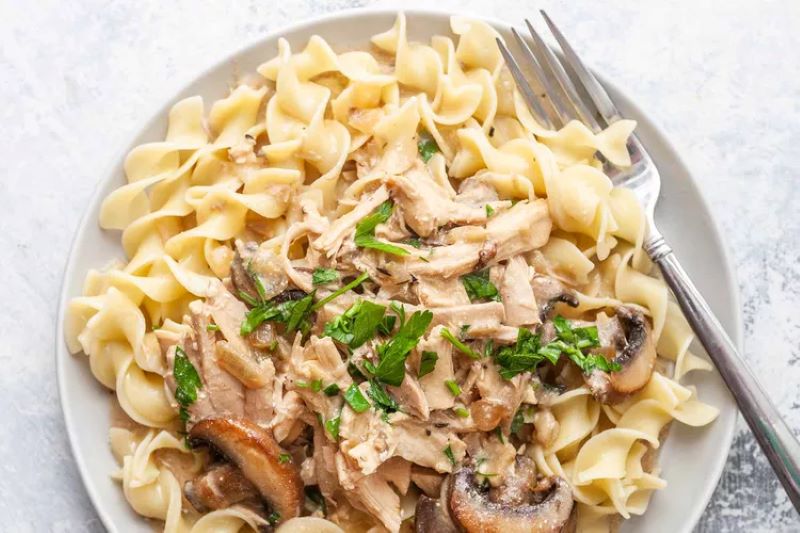 Rotisserie Chicken Beef Stroganoff