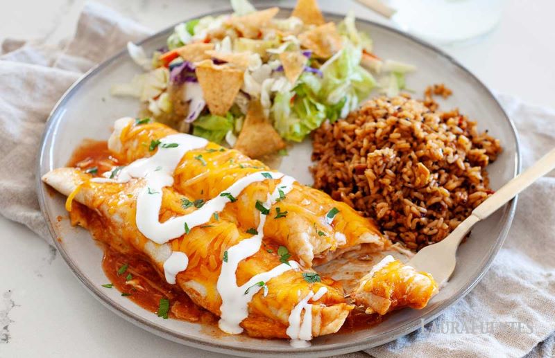 Rotisserie Chicken Enchiladas