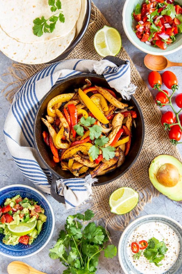 Rotisserie Chicken Fajitas