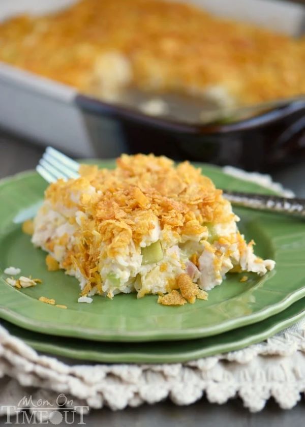 Rotisserie Chicken and Rice Casserole