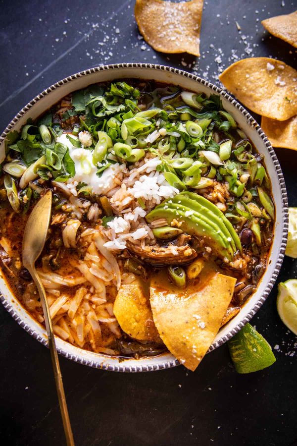 Salsa Verde Taco Soup