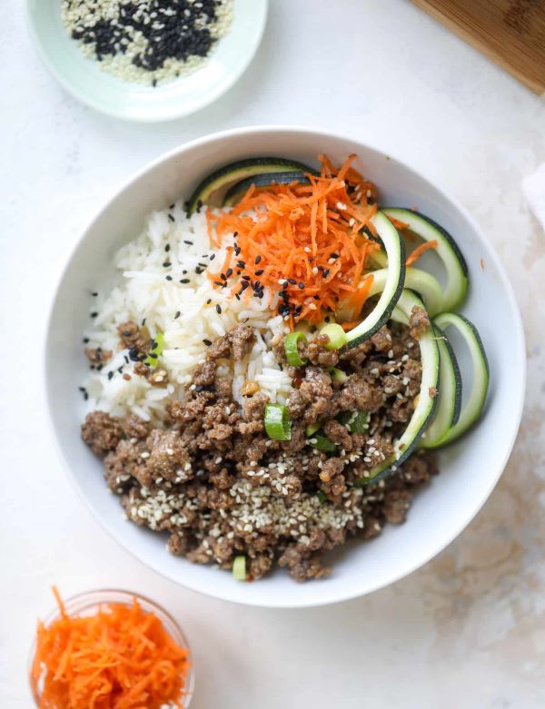 Sesame Beef Bowls