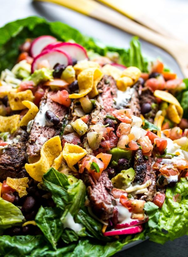 Steak Taco Salad