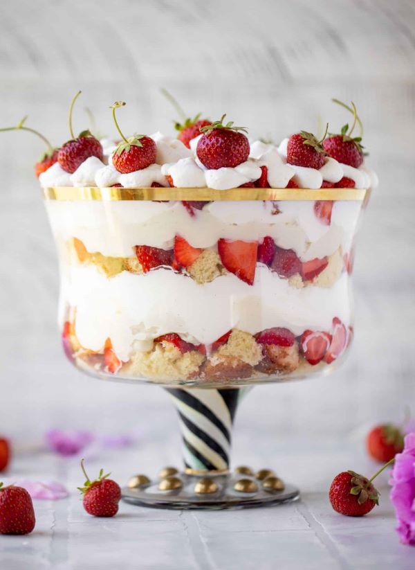 Strawberry Shortcake Trifle