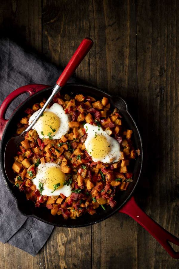 Sweet Potato & Ham Hash