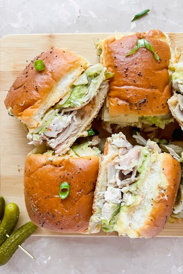 Sweet and Spicy Rotisserie Chicken Sliders