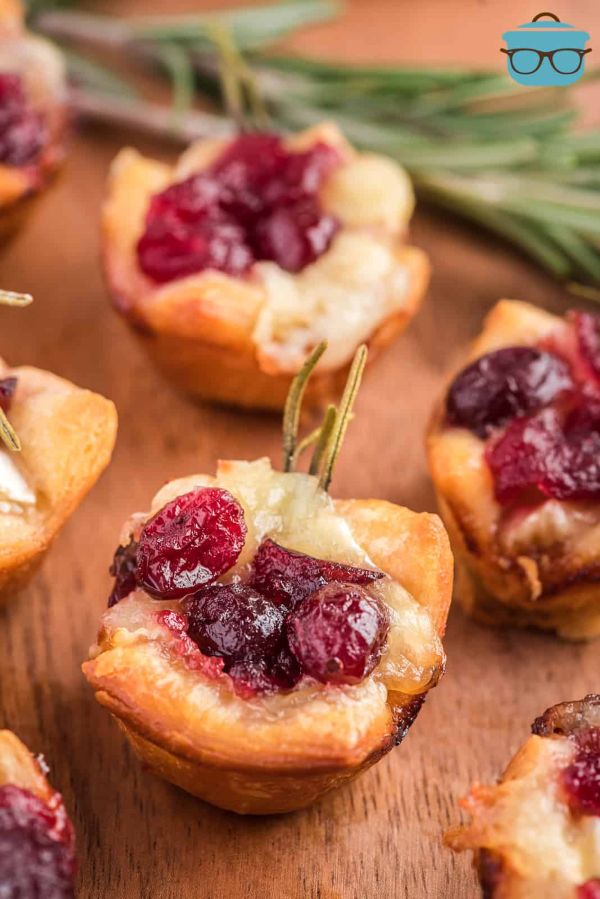 Brie and Cranberry Bites