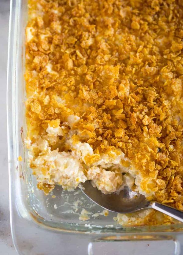 Cheesy Funeral Potatoes (Hash Brown Casserole)