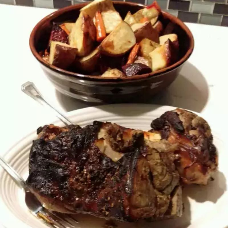 Easter Lamb Roast with Root Vegetables