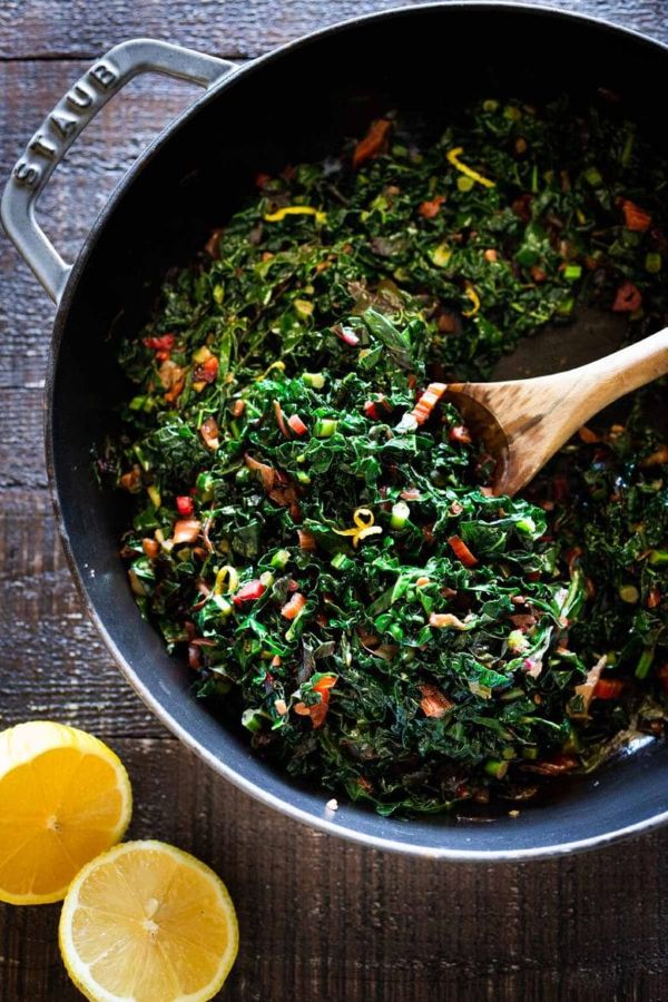 Garlicky Sautéed Greens