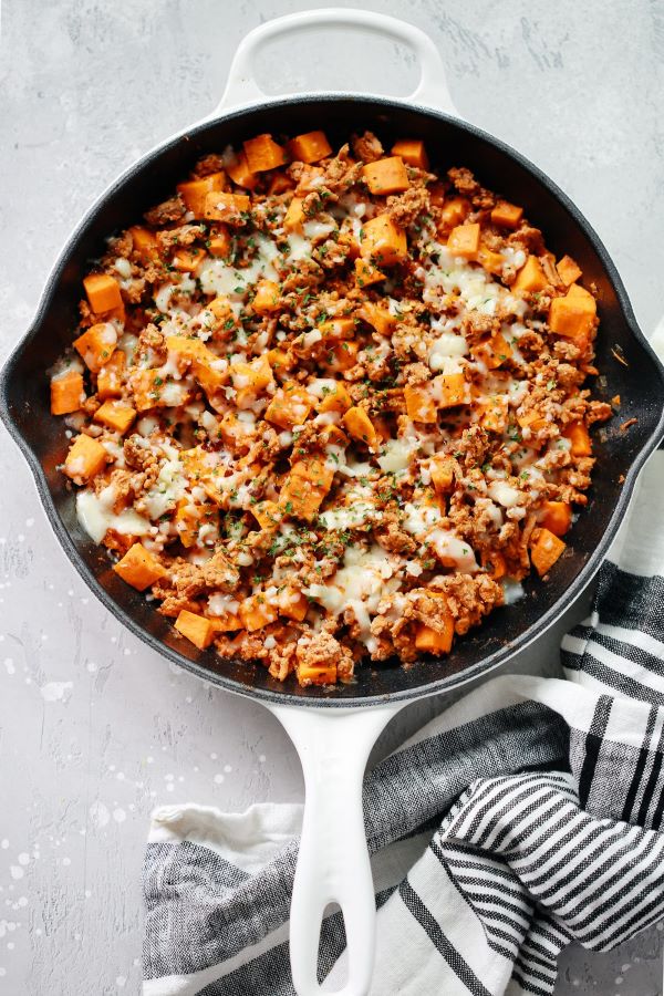 Ground Turkey Sweet Potato Skillet