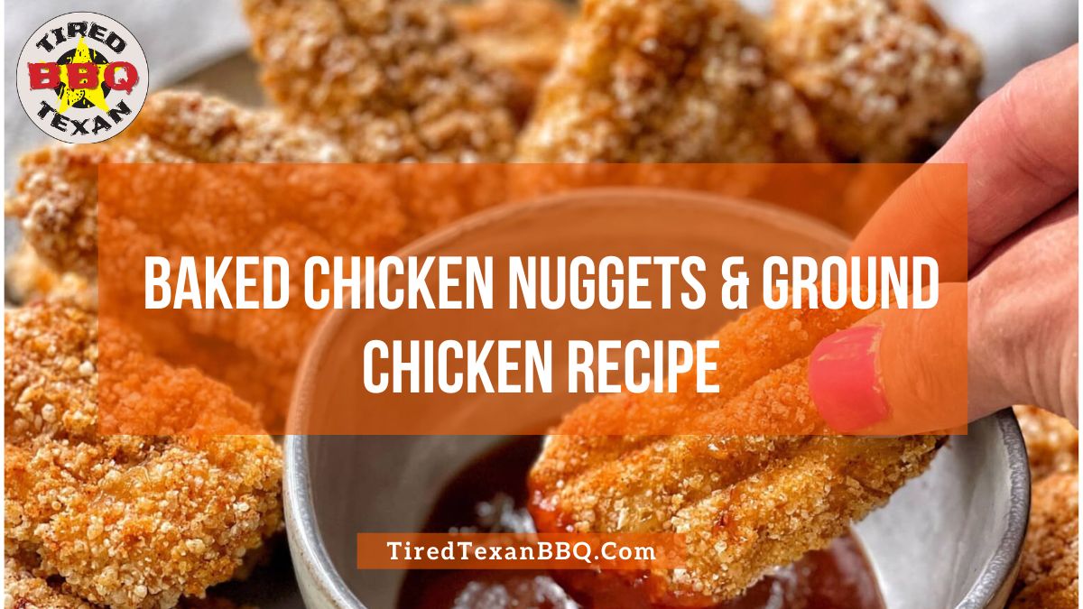 Baked Chicken Nuggets with Ground Chicken Recipe