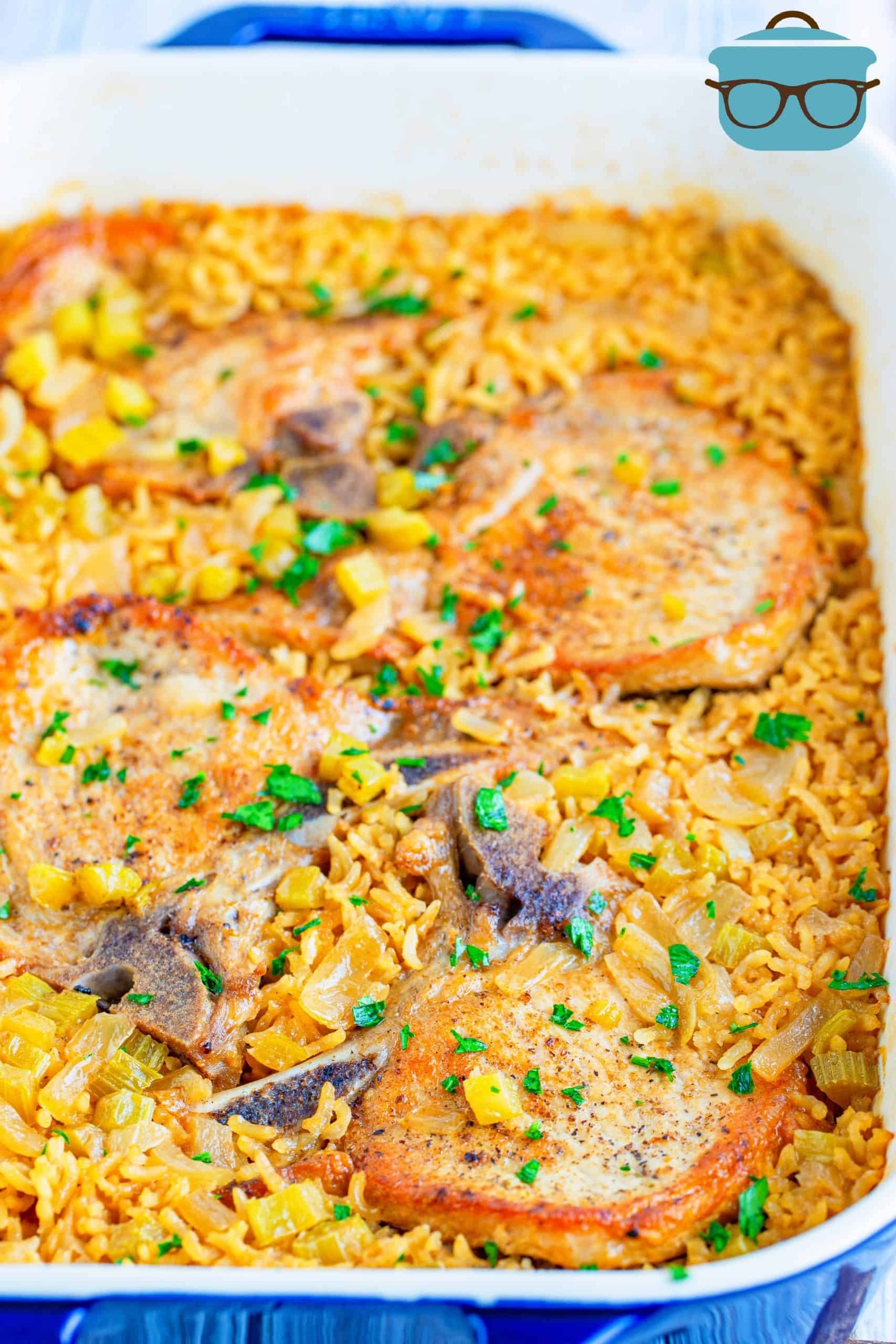 Baked Pork Chops and Yellow Rice Recipe (3)