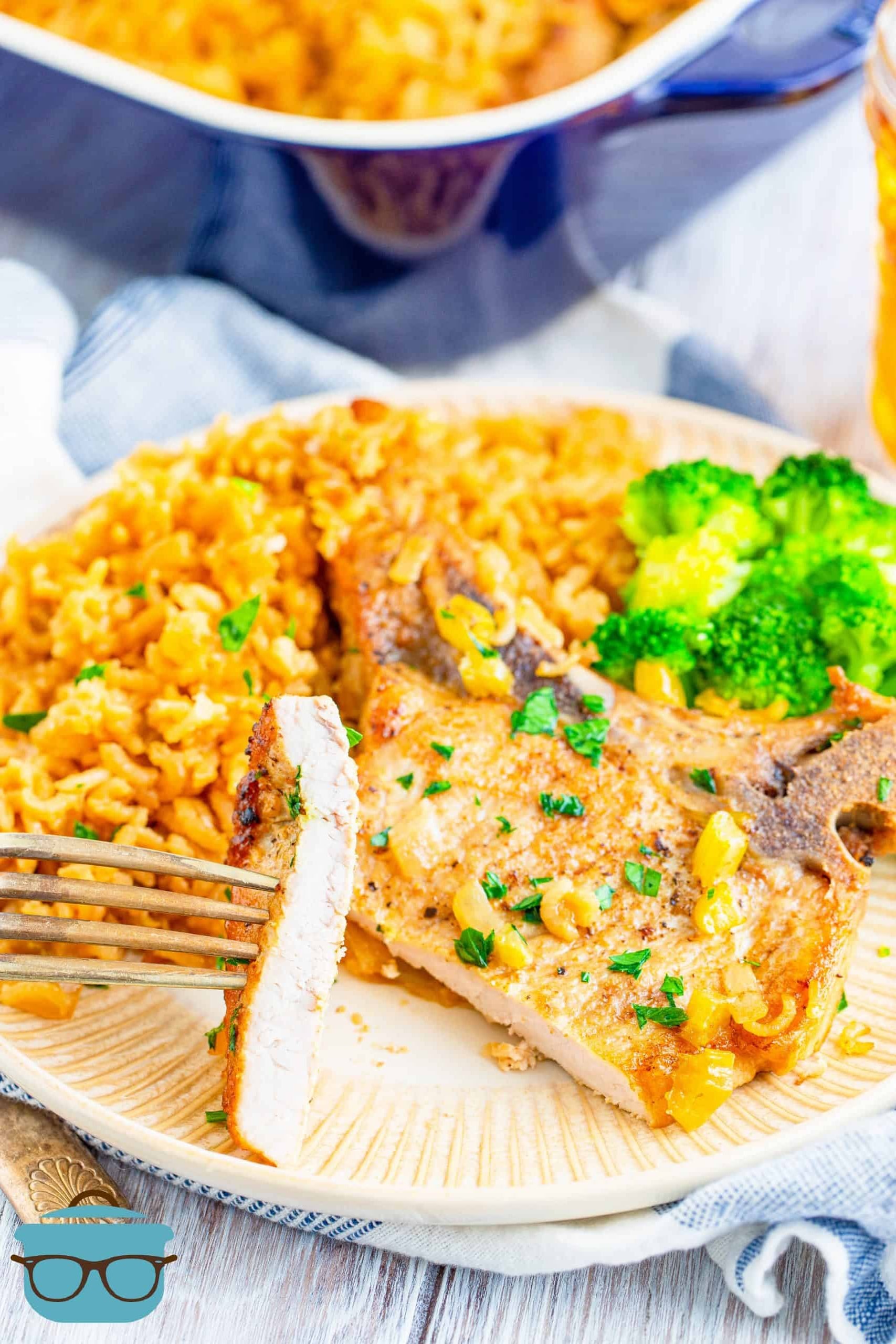 Baked Pork Chops and Yellow Rice Recipe (5)