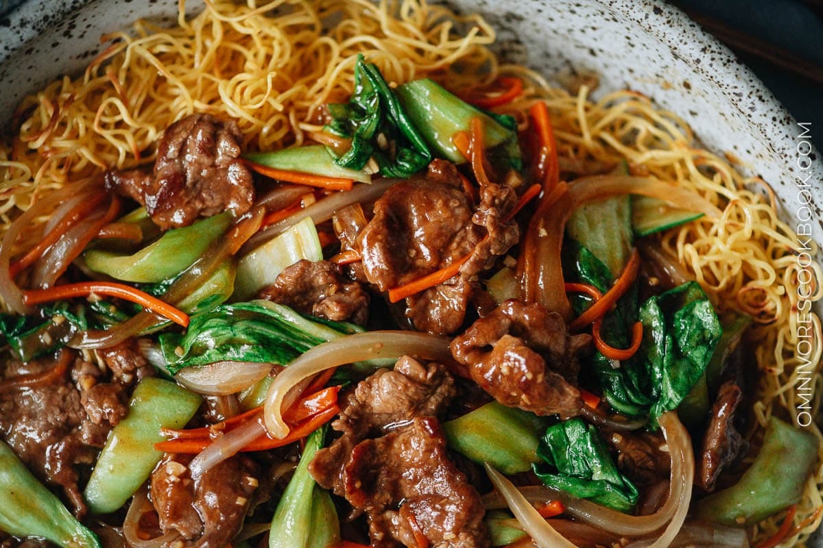 Beef Pan Fried Noodles Recipe (2)