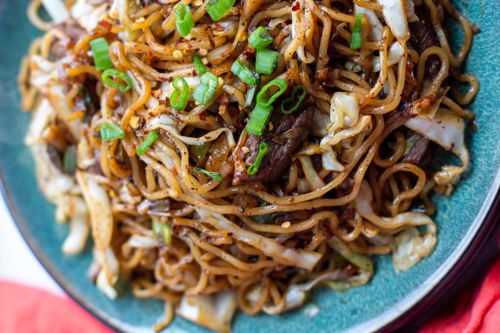 Beef Pan Fried Noodles Recipe (3)