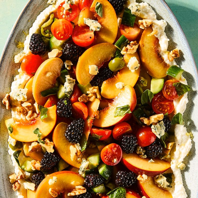 Blackberry Peach Salad