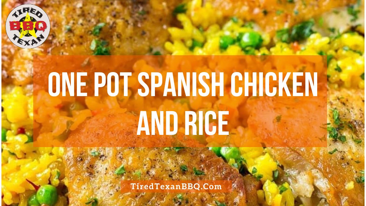 One Pot Spanish Chicken and Rice