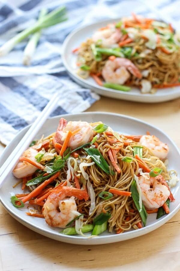 Shrimp Stir Fry With Egg Noodles (2)