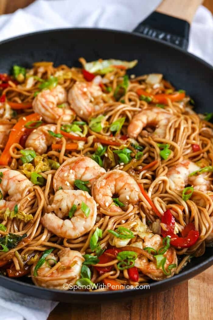 Shrimp Stir Fry With Egg Noodles (3)