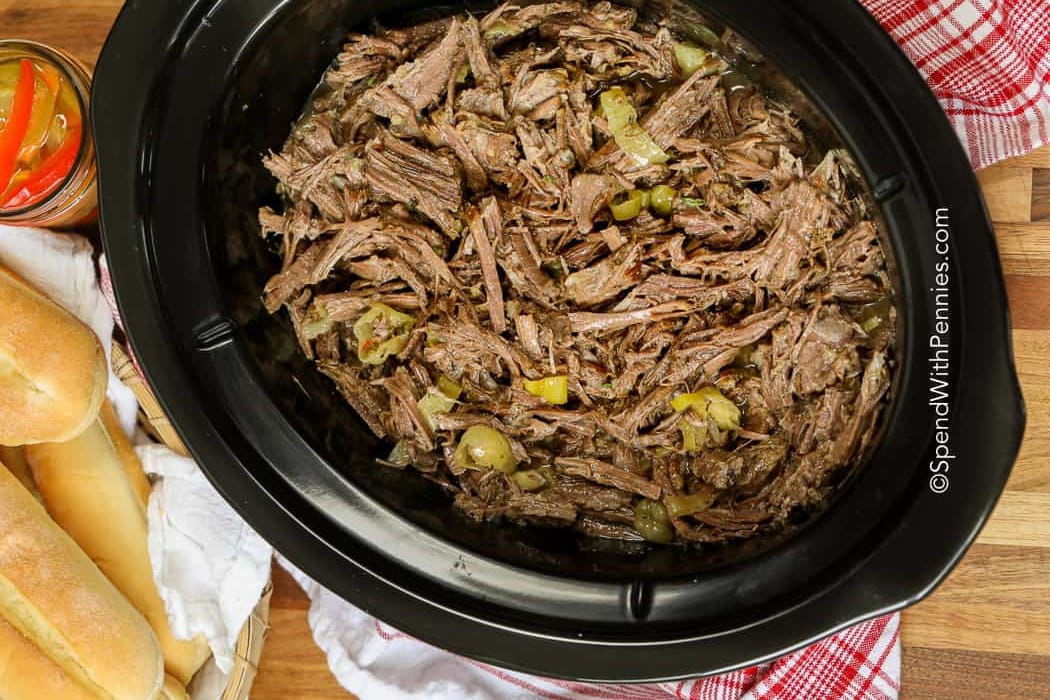 Slow Cooker Italian Beef Recipe (4)