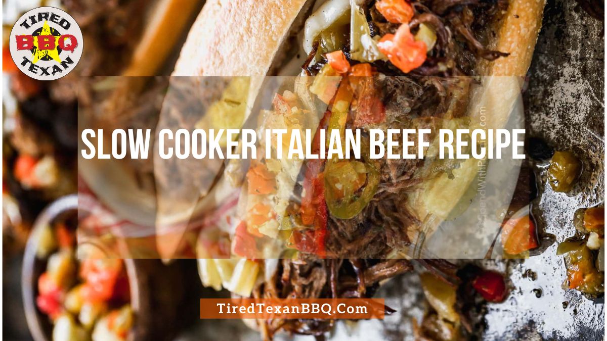 Slow Cooker Italian Beef Recipe