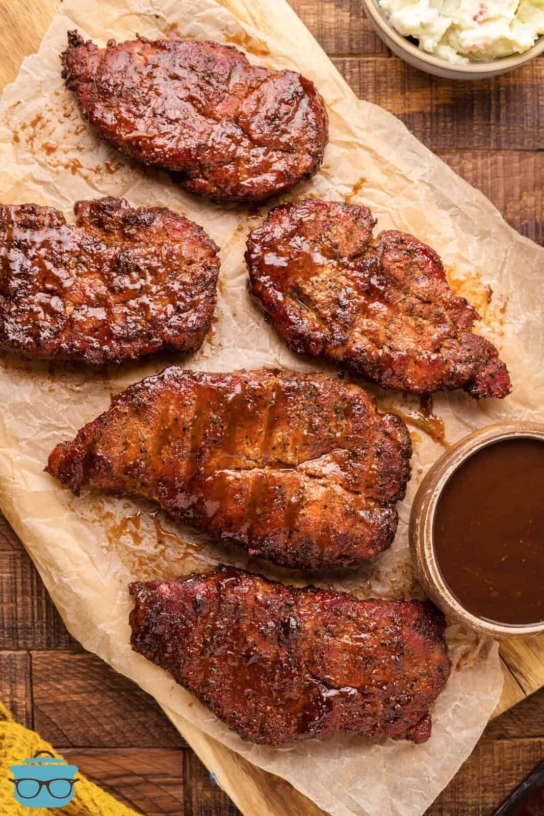 Smoked Pork Steaks Recipe (2)