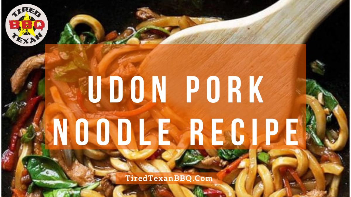 Udon Pork Noodle Recipe