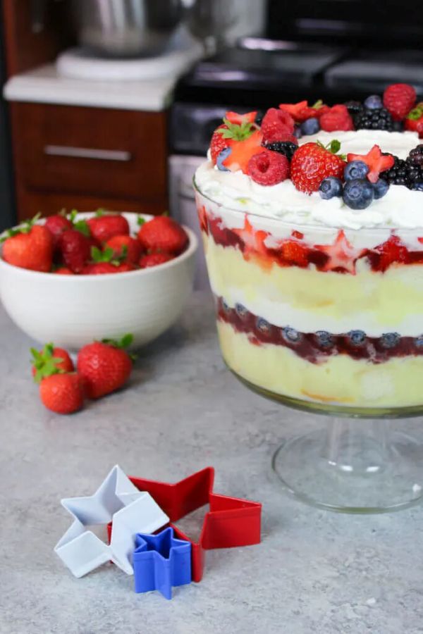 Berry Custard Trifle