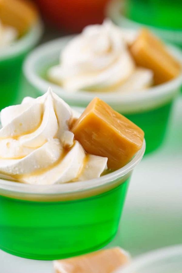 Caramel Apple Jello Shots