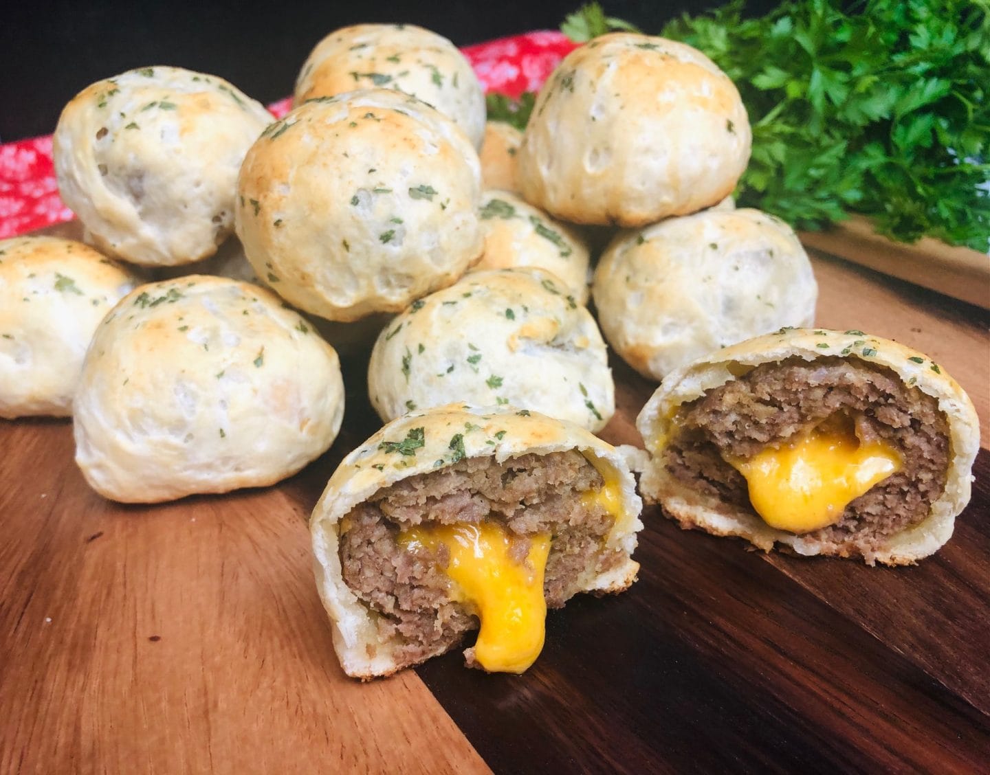 Cheeseburger Biscuit Bombs (2)