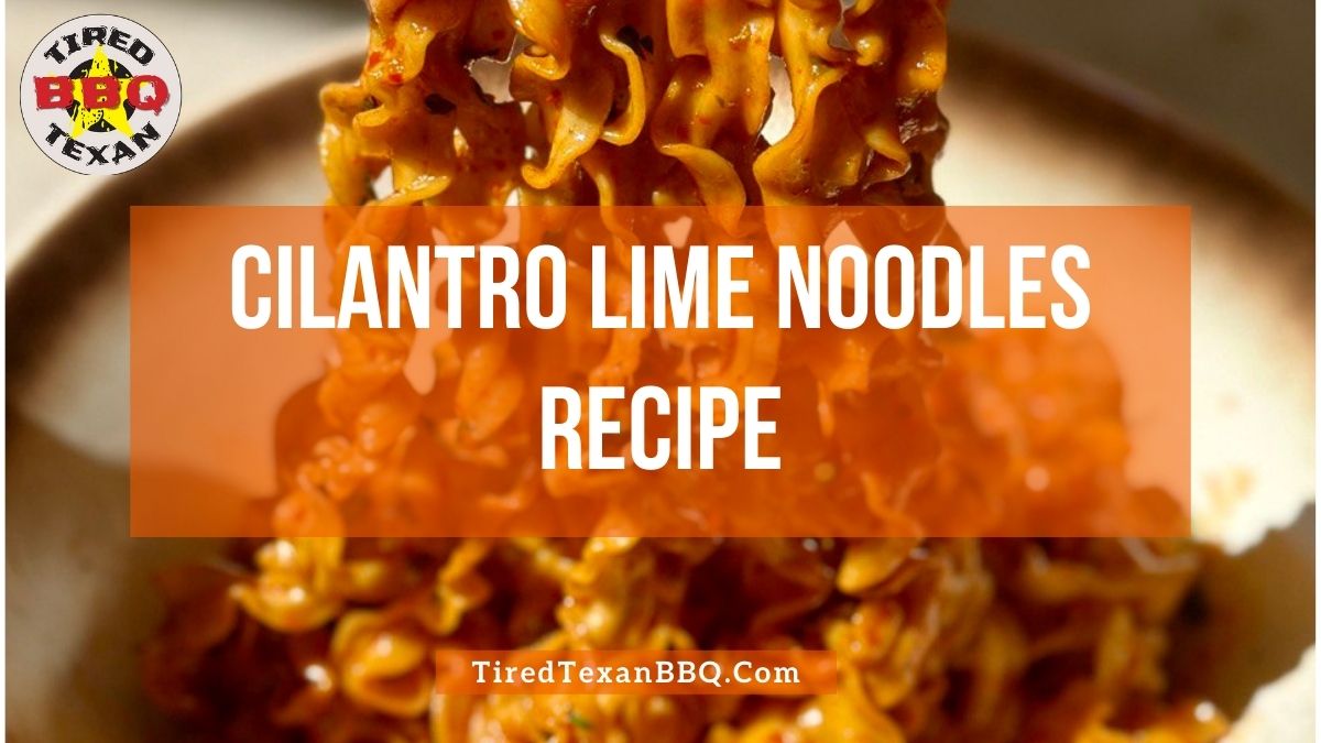 Cilantro Lime Noodles Recipe