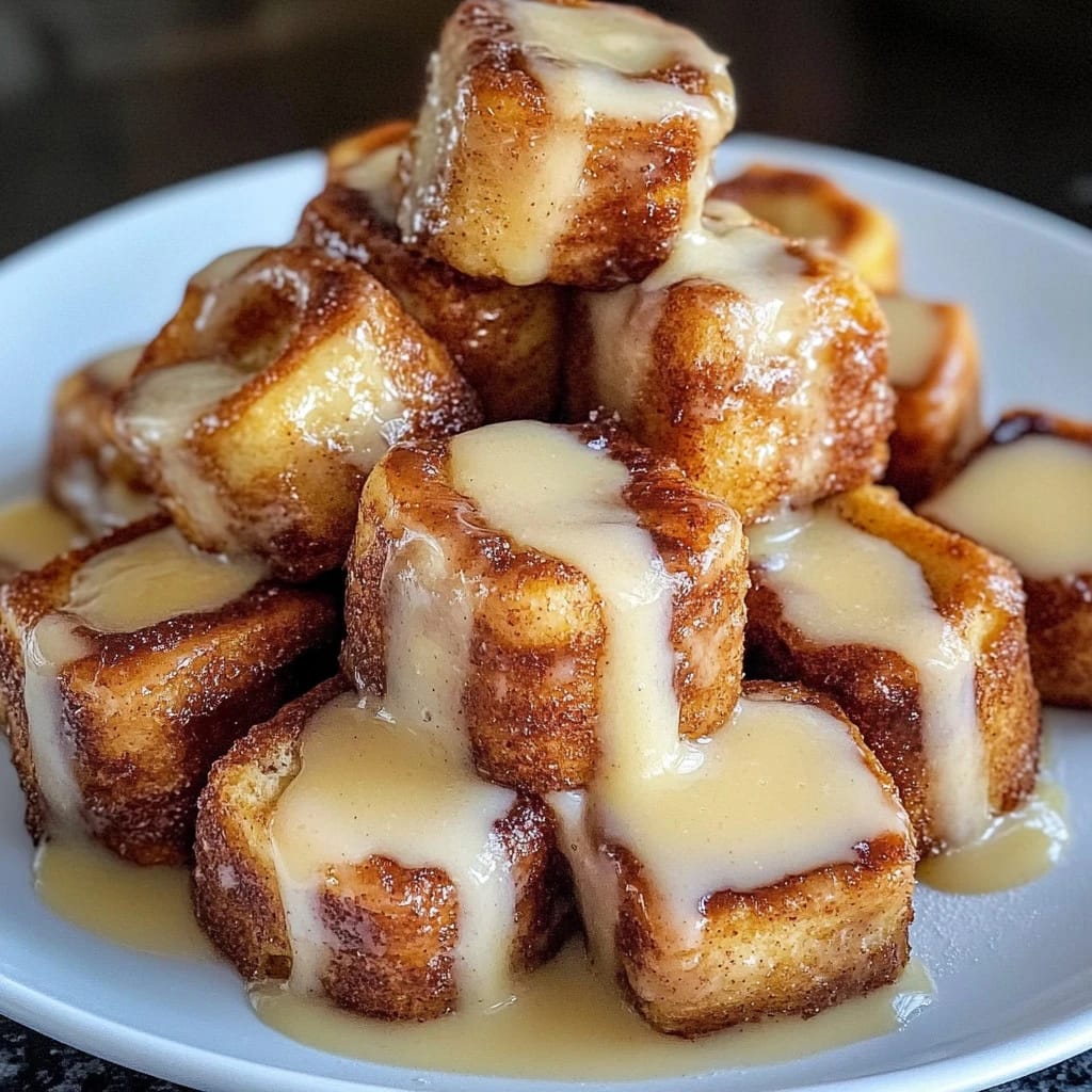 Cinnamon Roll French Toast Bites Recipe (3)