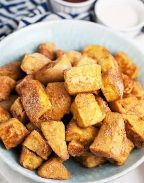 Cinnamon Roll French Toast Bites Recipe (4)