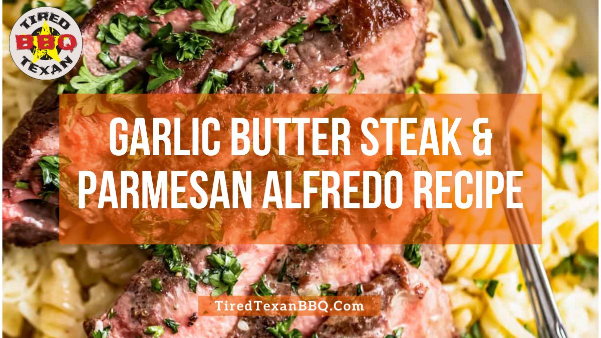 Garlic Butter Steak with Parmesan Alfredo Recipe
