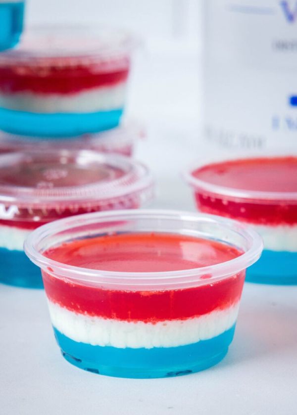 Patriotic Triple Layer Jello Shooters