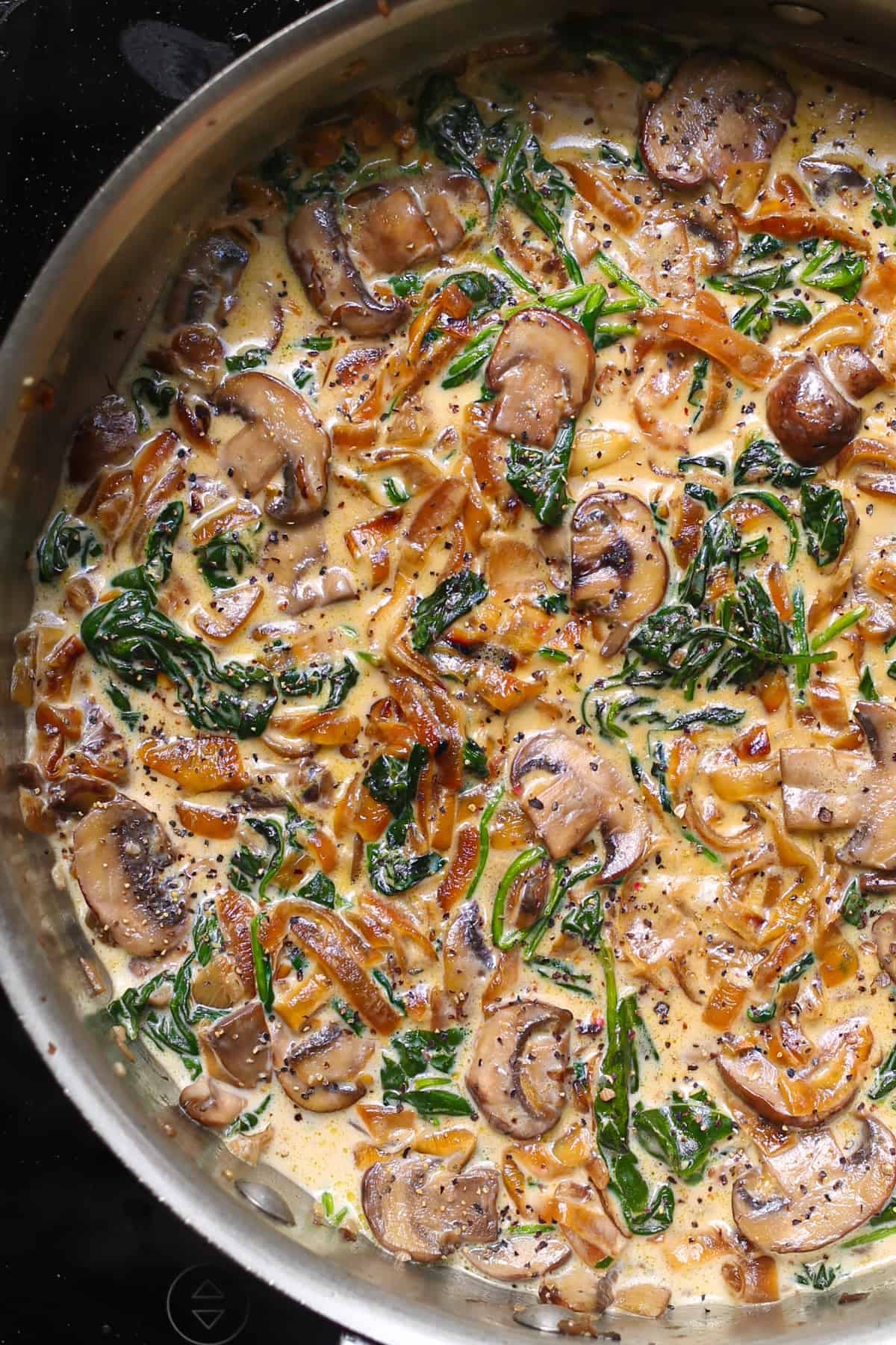 Sautéed Spinach and Mushrooms Recipe (1)