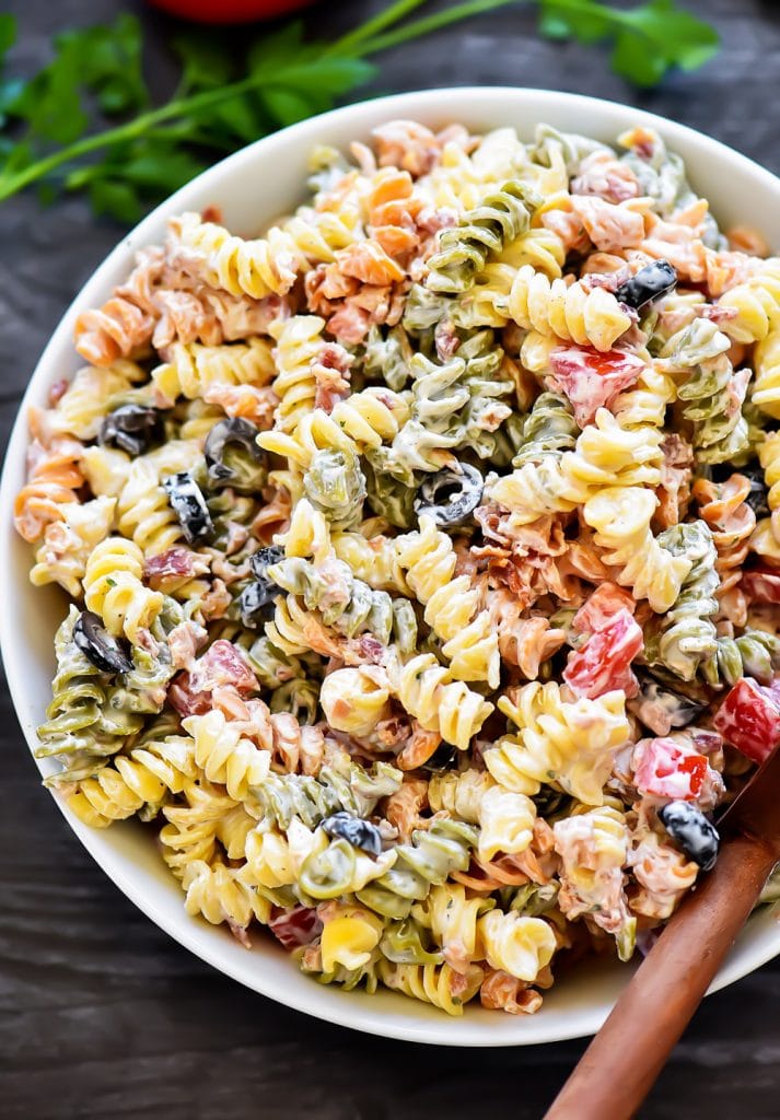 Bacon Ranch Pasta Salad Recipes (4)