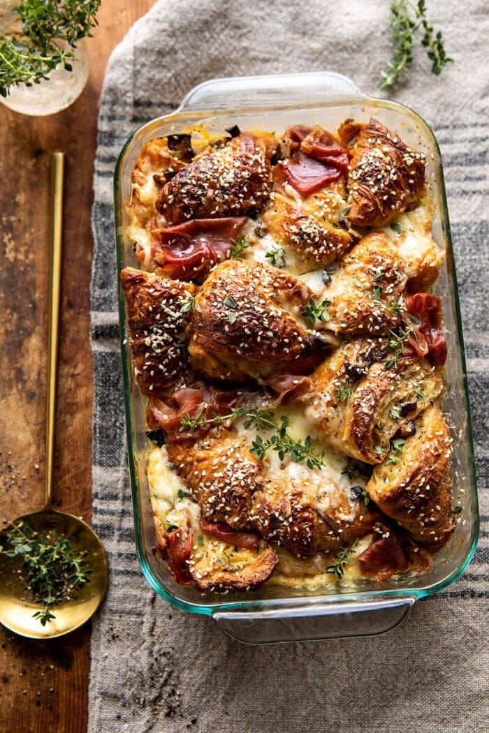 Baked Ham & Cheese Croissants Recipe (1)