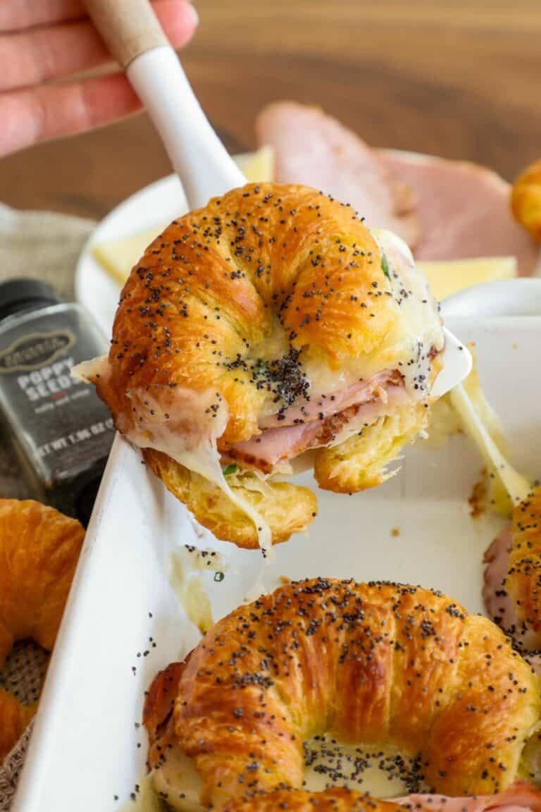 Baked Ham & Cheese Croissants Recipe (2)