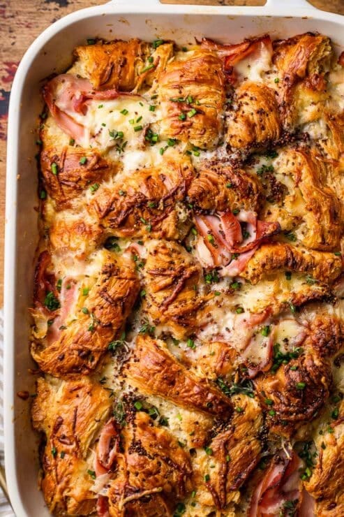 Baked Ham & Cheese Croissants Recipe (4)