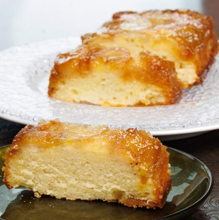 Banana Upside Down Cake Recipe (4)