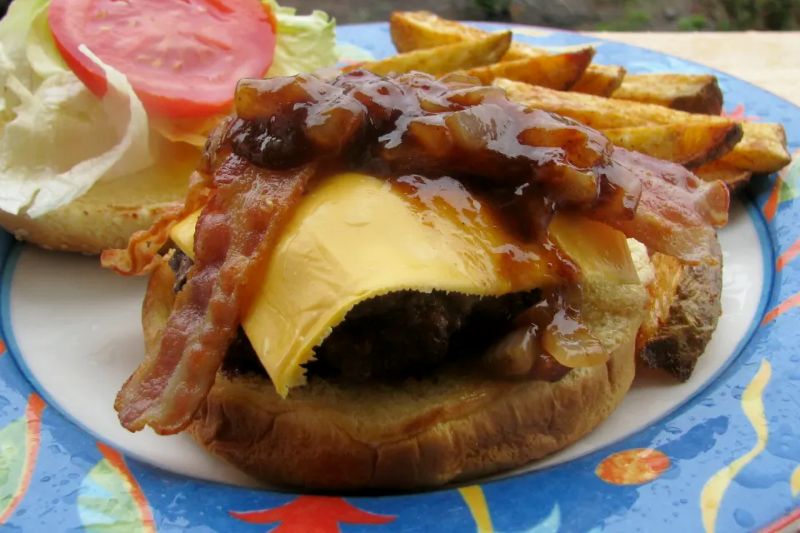 Barbecue Bacon Burgers