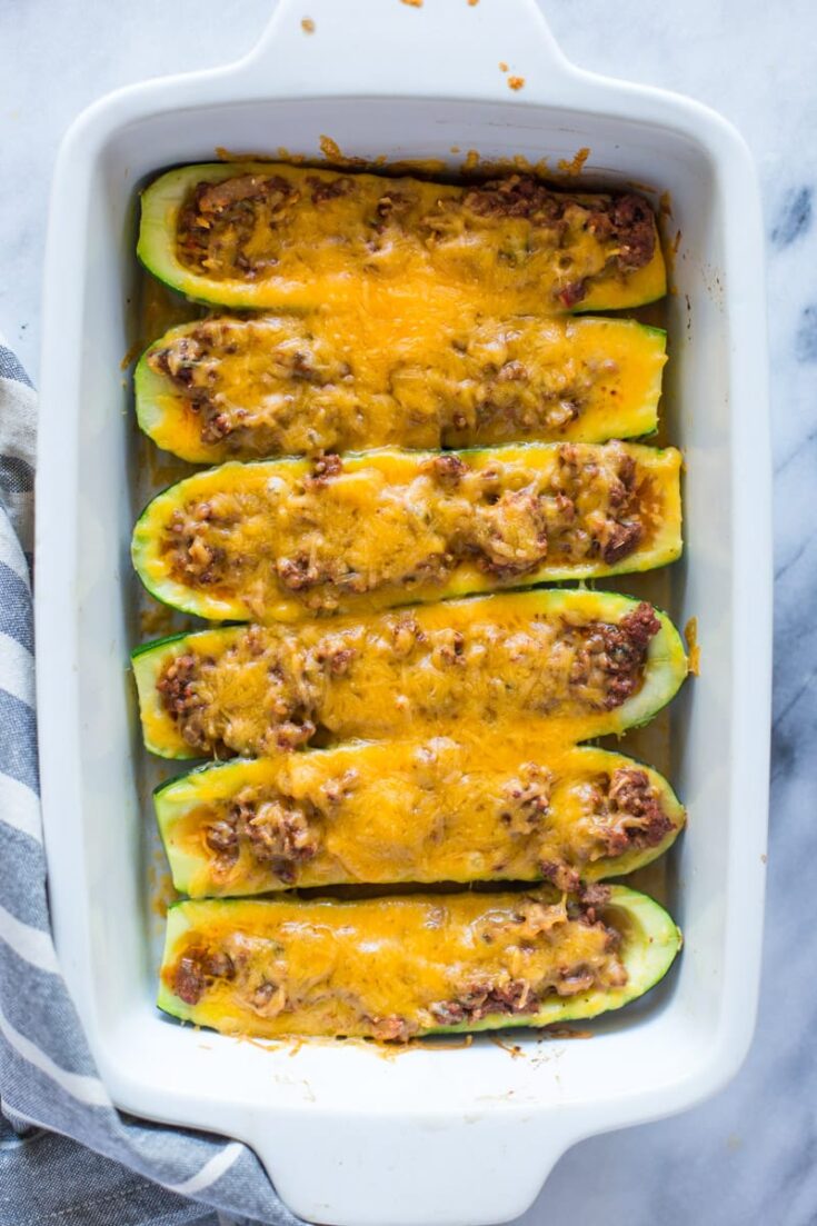 Beef Stuffed Zucchini Boats Recipe (1)