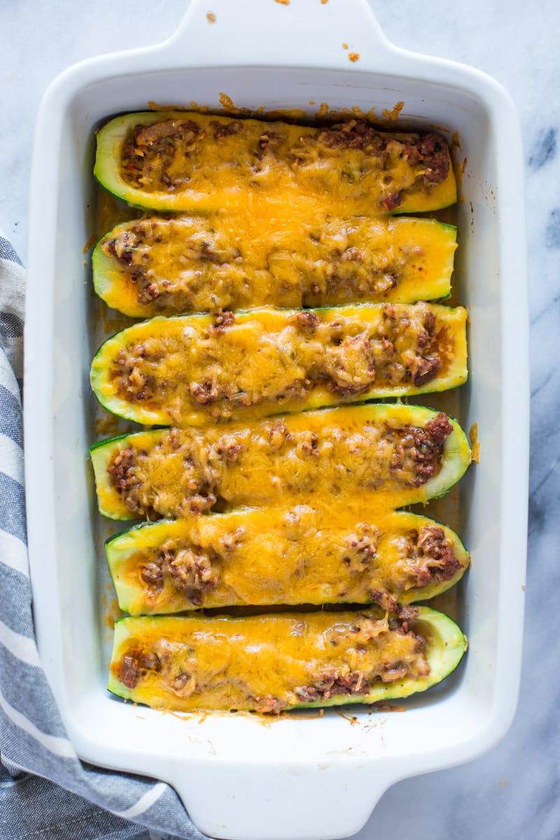 Beef Stuffed Zucchini Boats Recipe (1)