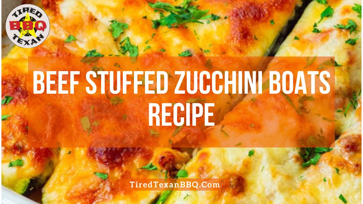Beef Stuffed Zucchini Boats Recipe